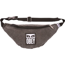 Obey Wasted Hip Bag Ανδρικό Τσαντάκι Μέσης Μαύρο