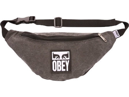 Obey Wasted Hip Bag Ανδρικό Τσαντάκι Μέσης Μαύρο