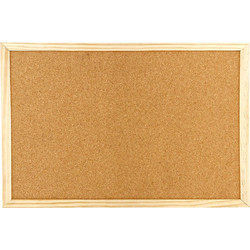 Πίνακας Φελλού Black-Red 40 x 30cm με Ξύλινο Πλαίσιο - Διπλής όψης MA-27030