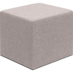 Σκαμπώ Linda Megapap υφασμάτινο χρώμα μπεζ 40x40x40εκ