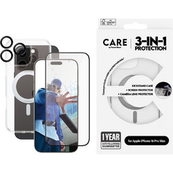 CARE by PanzerGlass - Feature 3-in-1 Ceramic Bundle - iPhone 16 Pro Max