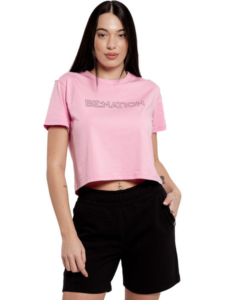 BENATION W S/S Crop Top (05112503-08) ΜΠΛΟΥΖΑ