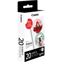 Canon ZP-2030-2C ZINK Circle Sticker 3,3 cm (20 Sheet)