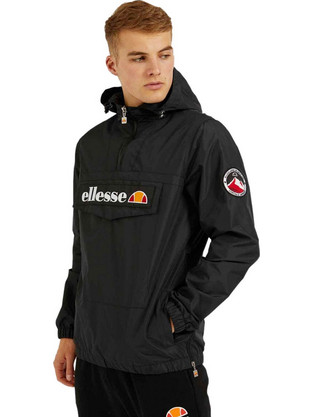 Ellesse Mont 2 Ανδρικό Μπουφάν Pullover Αντιανεμικό Μαύρο SHS06040C-001