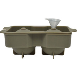 Παγοθήκη Σφαίρα 2 Θέσεων 847051 16,5x7,5x6,5cm Taupe Ankor Σιλικόνη