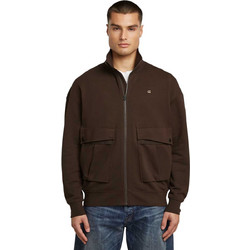 G-Star RAW Ανδρική Ζακέτα Φούτερ με Φερμουάρ Καφέ D27078-E209-A926-A926