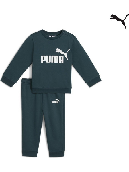 Puma Essentials Minicats Crew Set Φόρμας Πράσινο 686280-75