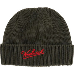 WOOLRICH MERINO WOOL LOGO ΣΚΟΥΦΟΣ CFWOAC0288MRUF0428-614W-DARK GREEN