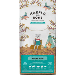 Harper & Bone Adult Mini Wild Mountain Grain Free with Deer, Wild Boar, Pork, Rabbit & Salmon 2kg