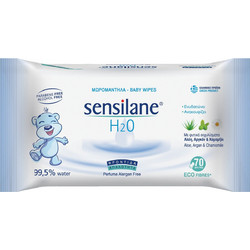 Sidifresh H20 Μωρομάντηλα με Νερό Χωρίς Οινόπνευμα & Parabens με Aloe Vera 70τμχ