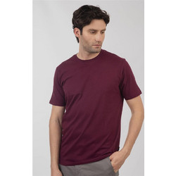 T-shirt μονόχρωμο Double