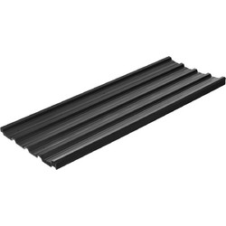 Συσκευασία 12 τραπεζοειδή λαμαρίνα 129x45cm 7m γαλβανισμένη λαμαρίνα οροφής 0,25 mm αδιάβροχη λαμαρίνα προφίλ σκούρο γκρι