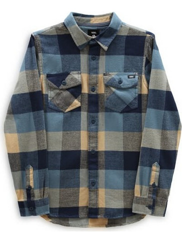 Vans Boys Box Flanel Shirt Πουκάμισο Παιδικό (8-14 Ετών) - Μπλε (VN000LPYCBY)