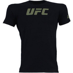T-SHIRT UFC Μαύρο Με Χάκι Logo 21059 (H&S)