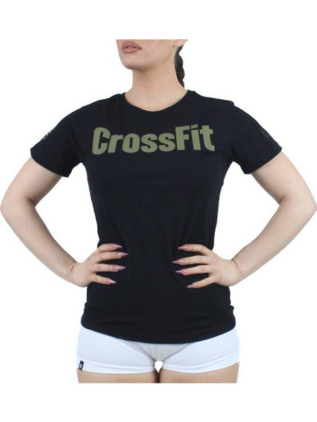 T-SHIRT CROSSFIT Μαύρο Με Χακί 23082 (H&S)