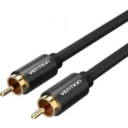 Καλώδιο Vention Aluminum Alloy Type RCA M/M 2m Black VAB-R09-B200