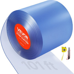 VEVOR Διάφανο PVC Κουρτίνα Ταινιών για Ψυγεία και Αποθήκες JZPVCML101FTLLSKC001V0