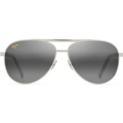 Maui Jim Seacliff 831-17 Ανδρικά Γυαλιά Ηλίου Aviator Μεταλλικά Ασημί με Γκρι Polarized Φακό
