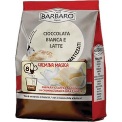 Barbaro Κρέμα Καφέ Cioccolato Bianco e Latte 8 τμχ