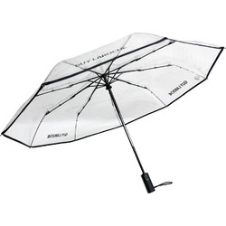 GUY LAROCHE 8231 Ομπρέλα Μεγάλη Γυναικεία Stick Umbrella Transparent Αυτόματη Διάφανη