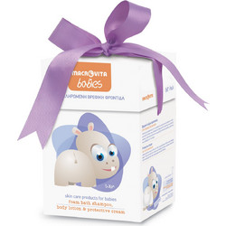 Macrovita Babies Foam Bath Shampoo 300ml + Body Lotion 150ml + Protective Cream 100ml