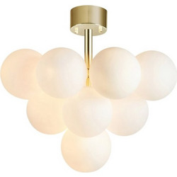 MERLOT Plafond 13L Brass/White