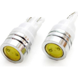 AMiO T10 / W5W SMD HP LED 12V 1W 2τμχ