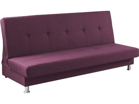 PoliHome Jolio Τριθέσιος Καναπές Κρεβάτι Μωβ 193x56x89cm 16770639