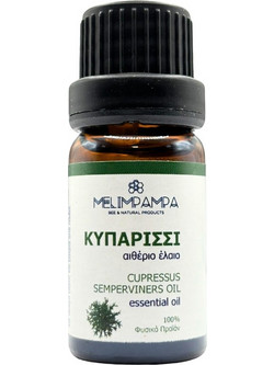 ΜελιΜπαμπά Βιολογικό Αιθέριο Έλαιο Κυπαρίσσι 10ml