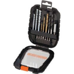 Black & Decker Σετ Τρυπανιών & Μύτες Βιδώματος 16 Τεμαχίων A7186-XJ