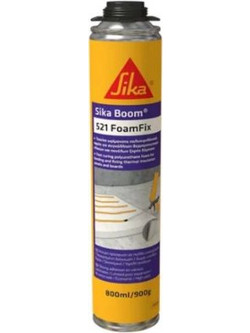 Sika Boom-521 FoamFix - Πολυουρεθανικός Αφρός Ταχείας Ωρίμανσης & Περιορισμένης Διόγκωσης 800ml