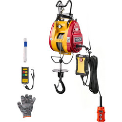 VEVOR Ηλεκτρικό Βίντσις 2-σε-1, 1500W, 300kg Αντοχή, 30μ Ύψος Ανύψωσης, 18.9μ/λεπτό, με Ενσύρματο & Ασύρματο Τηλεχειριστήριο για Εργοστάσια, Αποθήκες, Γκαράζ MAGBXSDDHLYX33XRC001V2