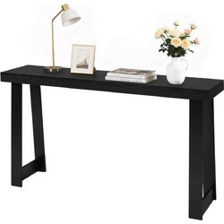 VEVOR Μαύρη Ξύλινη Κονσόλα 140 x 30.5 x 81 cm για Σαλόνι, Υπνοδωμάτιο, Χολ BSXGZEKXDFDCVS4X2001V0