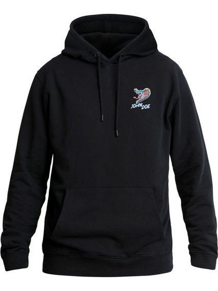 John Doe Φούτερ με Κουκούλα Snake II hoodie black