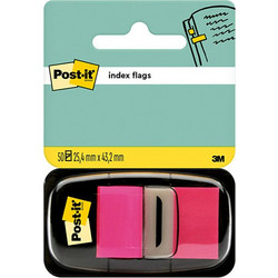 Σελιδοδείκτες 3M Post-it 25,4 x 43,2 mm Pink (50 καρτέλες)