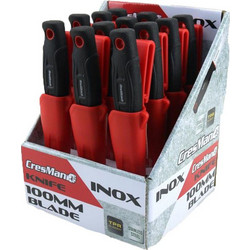 Μαχαίρι inox Cresman γενικής χρήσης (στάντ 12 τεμάχια )