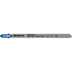 Πριονόλαμες Benman Basic Cut Για Μέταλλο και Αλουμίνιο 132x9,8x1mm 5τμχ