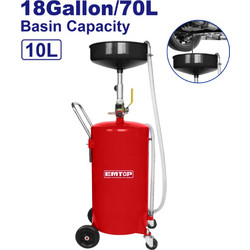 EMTOP ΦΟΡΗΤΗ ΔΕΞΑΜΕΝΗ ΑΠΟΣΤΡΑΓΓΙΣΗΣ ΛΑΔΙΟΥ 70L EMKD1A07