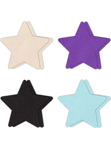 Star 4 Colors B (4 Pairs) Pretty Pasties NS Novelties