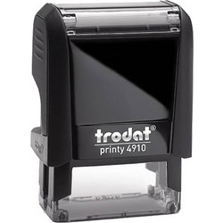 TRODAT ΣΦΡΑΓΙΔΑ ΜΠΛΕ ΜΕΛΑΝΙ 75x38mm PRINTY 4926 ΜΑΥΡΗ