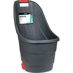 KRAUSMANN ΚΟΥΒΑΔΕΣ ΚΗΠΟΥ ΜΕ ΡΟΔΕΣ 60lt GARDEN - Μαύρο