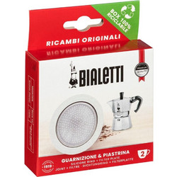 Bialetti Ricambi Induc. 1 Ersatz dichtung + 1 Filter 2 Tassen (0800038)