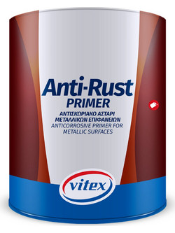 Vitex Anti-Rust Primer Αντισκωριακό Αστάρι Διαλύτου Γκρι 0.75lt