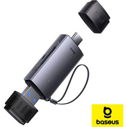 Baseus WKQX060113 Συσκευή ανάγνωσης καρτών Μνήμης SD/TF, USB + USB-C Lite Series