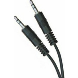 Καλώδιο Ήχου Silver HI-FI MMC-290G 3,5 Male -3.5 Male 2m Μαύρο