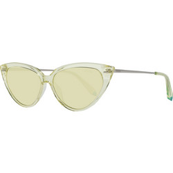 Emilio Pucci EP0148 39E Γυναικεία Γυαλιά Ηλίου Cat Eye Κοκάλινα Μεταλλικά Χρυσά με Κίτρινο Polarized Φακό