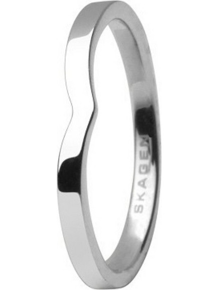 Skagen Γυναικείο Δαχτυλίδι από Ατσάλι Ασημί JRSS028SS