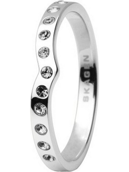 Skagen Γυναικείο Δαχτυλίδι από Ατσάλι Ασημί JRSS024SS
