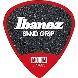 Ibanez PA16MSG-RD Sand Grip Red - Πένα Short Teardrop 0.8mm
