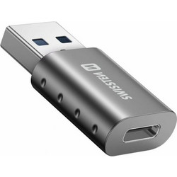 SWISSTEN Προσαρμογέας OTG/ Αντάπτορας USB-A (αρσενικό) / USB-C (θηλυκό) 8595217478893